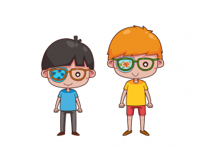 2_Jungs_Amblyopie